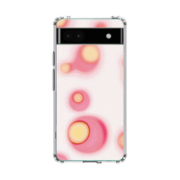 Abstract Pink and Yellow Blobs Google Pixel 6a Case