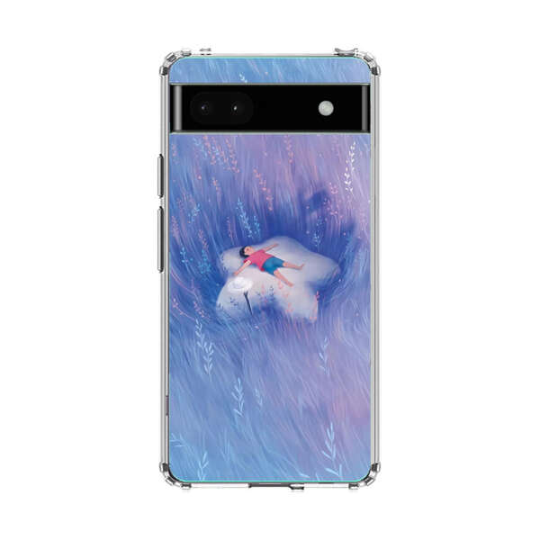 Child Relaxing in Dreamy Field Google Pixel 6a Case