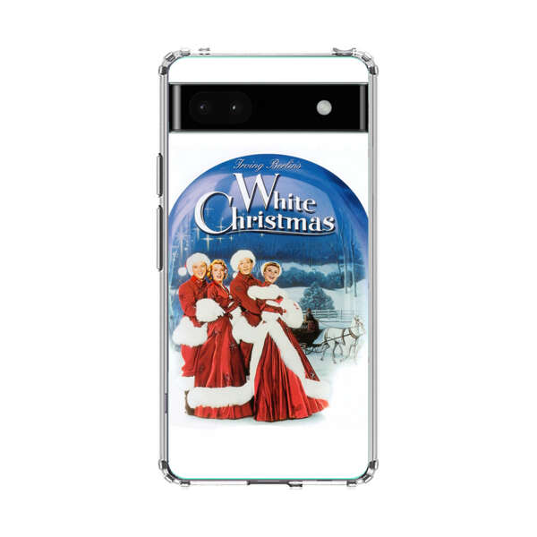 Classic White Christmas Scene Google Pixel 6a Case
