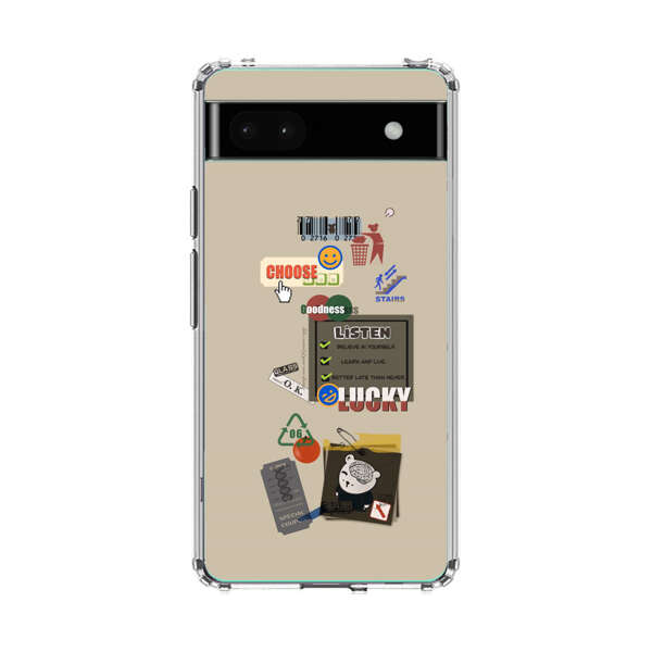 Creative Collage of Motivational Elements Google Pixel 6a Case
