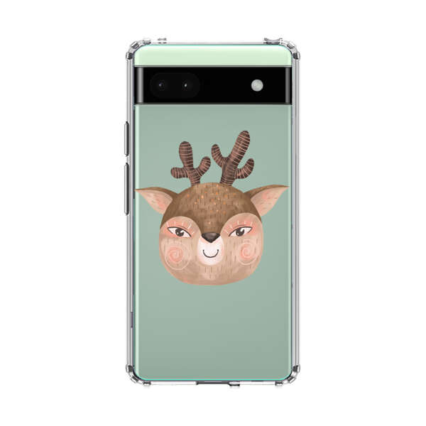 Cute Cartoon Deer Face Google Pixel 6a Case