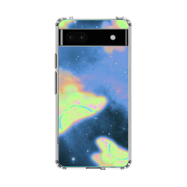 Dreamy Glowing Cosmic Butterflies Google Pixel 6a Case