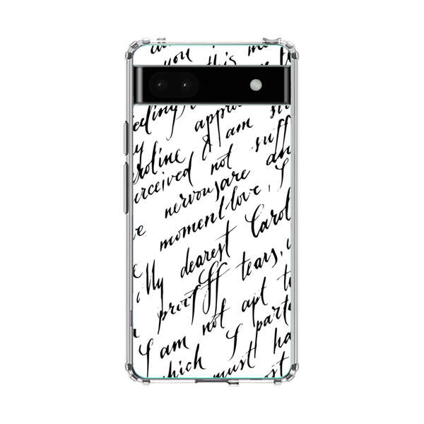 Handwritten Calligraphy Google Pixel 6a Case