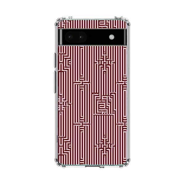 Intricate Geometric Striped Pattern Google Pixel 6a Case