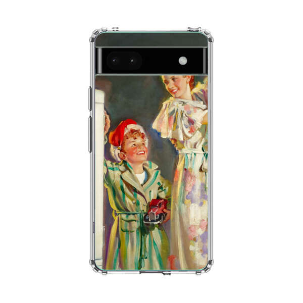 Joyful Family Christmas Celebration Google Pixel 6a Case