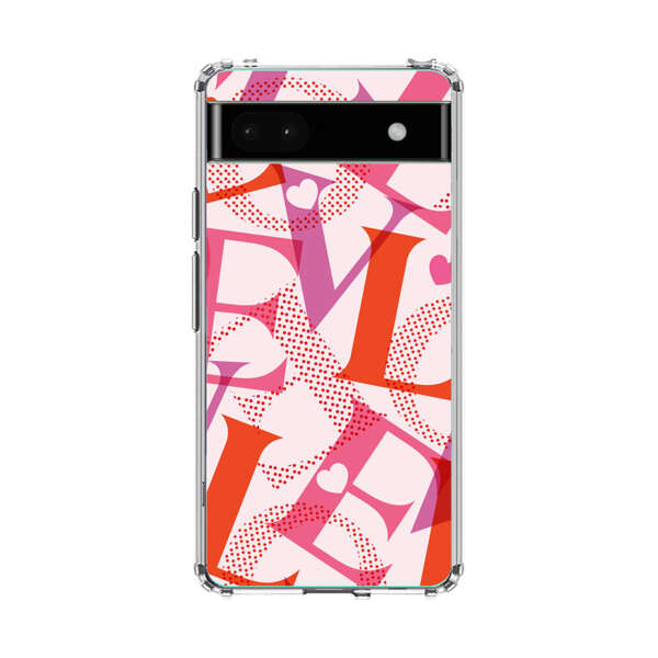 Love Colorful Letters Pattern Google Pixel 6a Case