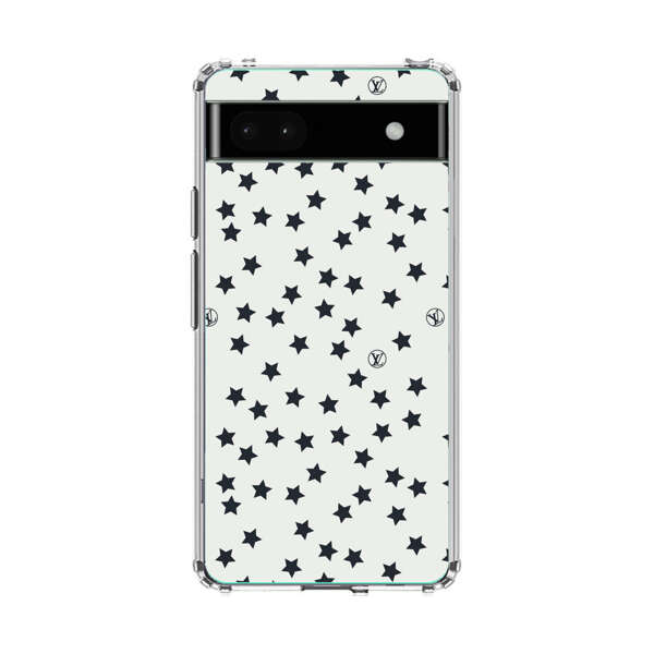 Minimalist Black Stars Pattern Google Pixel 6a Case