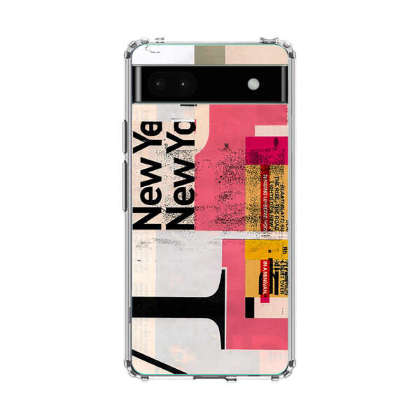 Modern Abstract Collage Artwork Google Pixel 6a Case