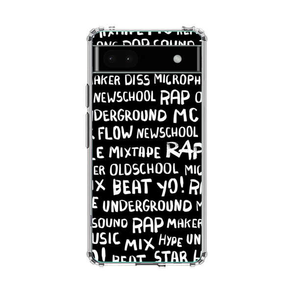 Rap Hip Hop Words Collage Google Pixel 6a Case