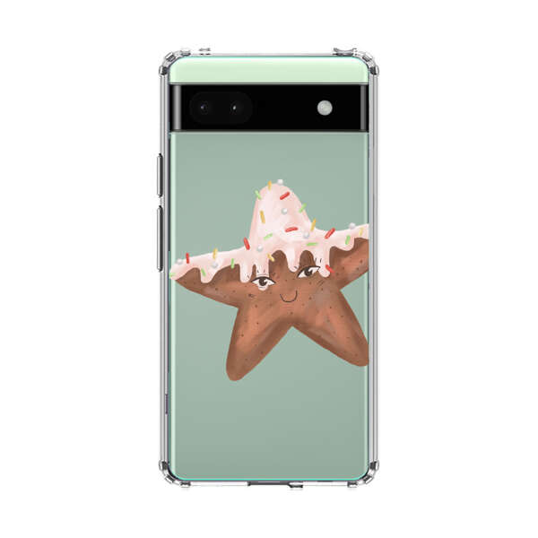 Smiling Gingerbread Star Cookie Google Pixel 6a Case