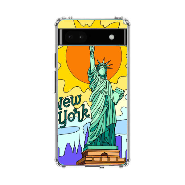 Statue of Liberty New York Artistic Sun Google Pixel 6a Case