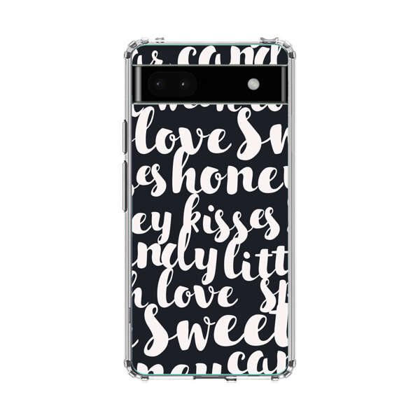 Sweet Honey Kisses Love Sugar Candy Pattern Google Pixel 6a Case