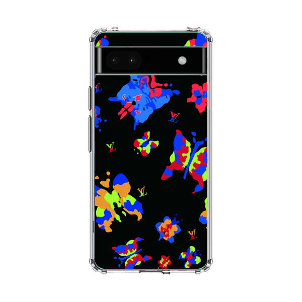Vibrant Abstract Butterflies and Floral Splashes Google Pixel 6a Case