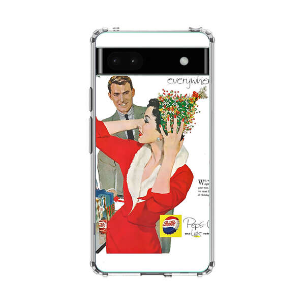 Vintage Pepsi-Cola Holiday Advertisement Google Pixel 6a Case