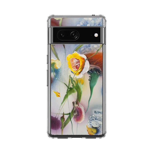 Abstract Colorful Flowers Google Pixel 7 Case