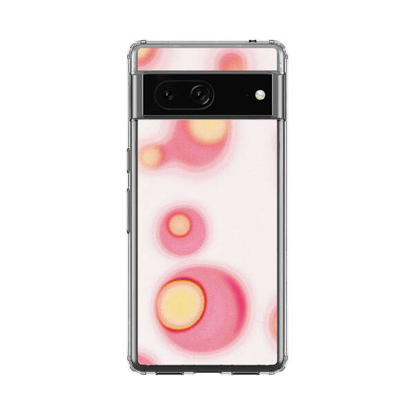 Abstract Pink and Yellow Blobs Google Pixel 7 Case
