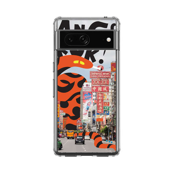 Bangkok Chinatown Snake Street Scene Google Pixel 7 Case