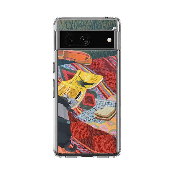 Charming Picnic Scene with Blanket and Food Google Pixel 7 Case
