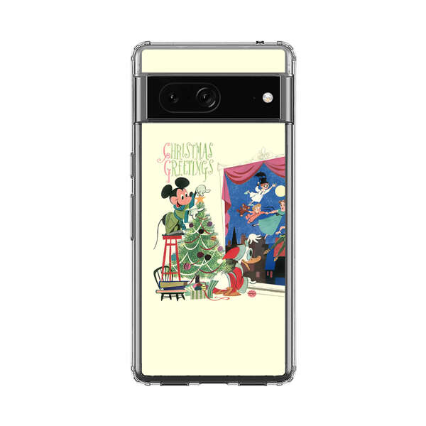 Christmas Disney Mickey Mouse and Peter Pan Google Pixel 7 Case