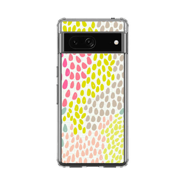 Colorful Abstract Teardrop Pattern Google Pixel 7 Case