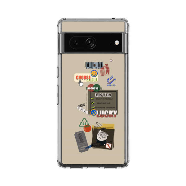 Creative Collage of Motivational Elements Google Pixel 7 Case