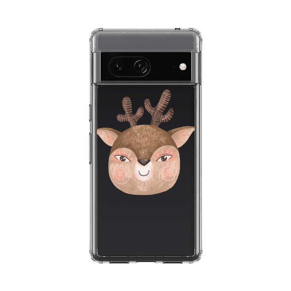 Cute Cartoon Deer Face Google Pixel 7 Case