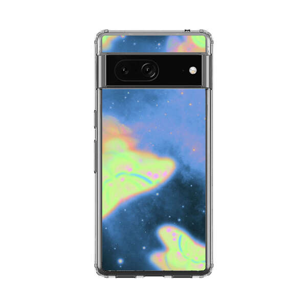 Dreamy Glowing Cosmic Butterflies Google Pixel 7 Case