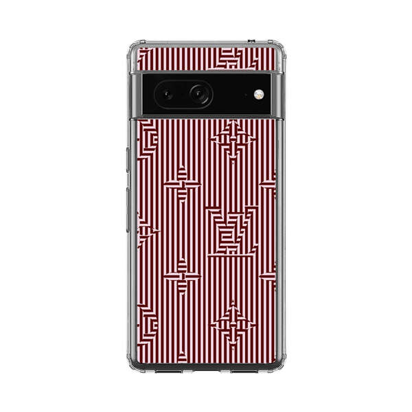 Intricate Geometric Striped Pattern Google Pixel 7 Case