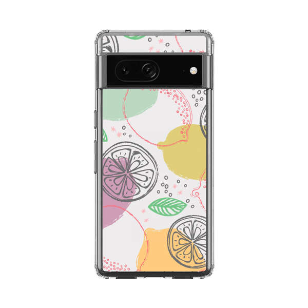 Lemon Colorful Abstract Pattern Google Pixel 7 Case