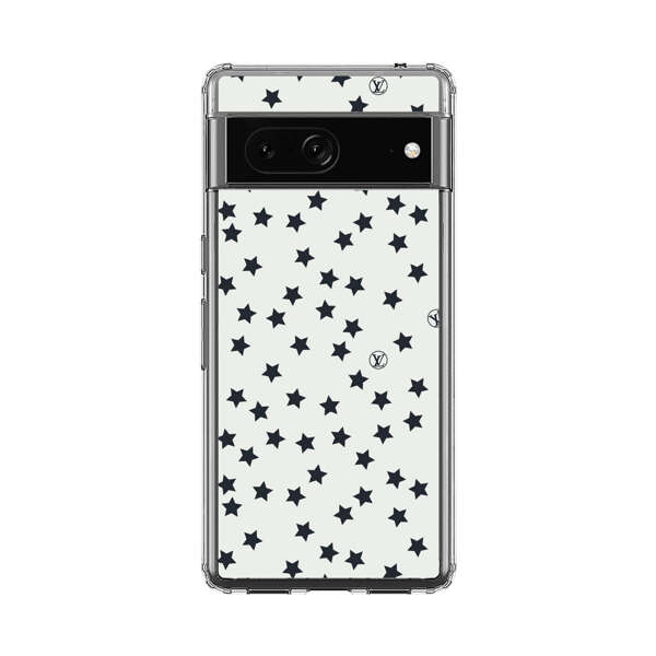 Minimalist Black Stars Pattern Google Pixel 7 Case