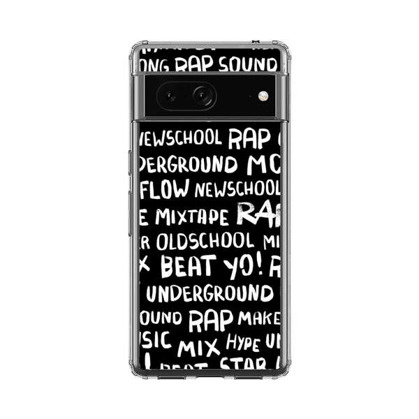 Rap Hip Hop Words Collage Google Pixel 7 Case
