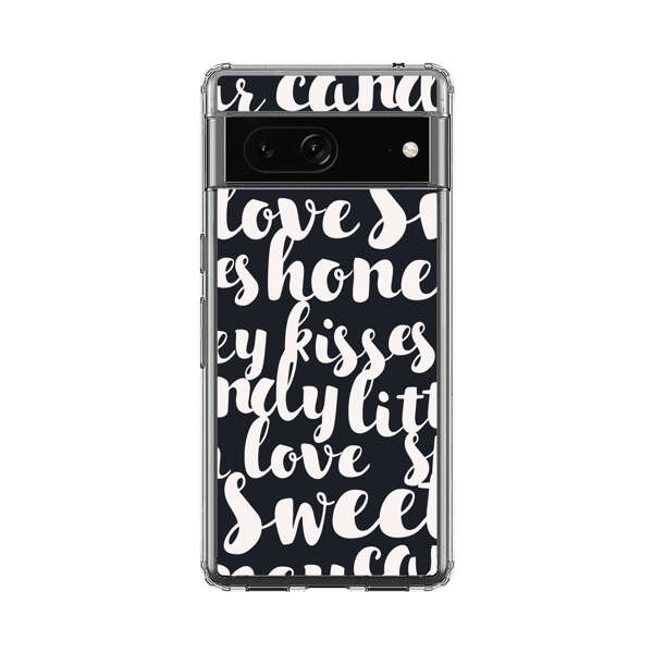 Sweet Honey Kisses Love Sugar Candy Pattern Google Pixel 7 Case