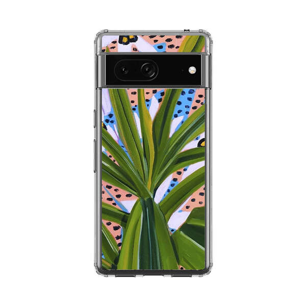 Tropical Leaves Abstract Pattern Google Pixel 7 Case