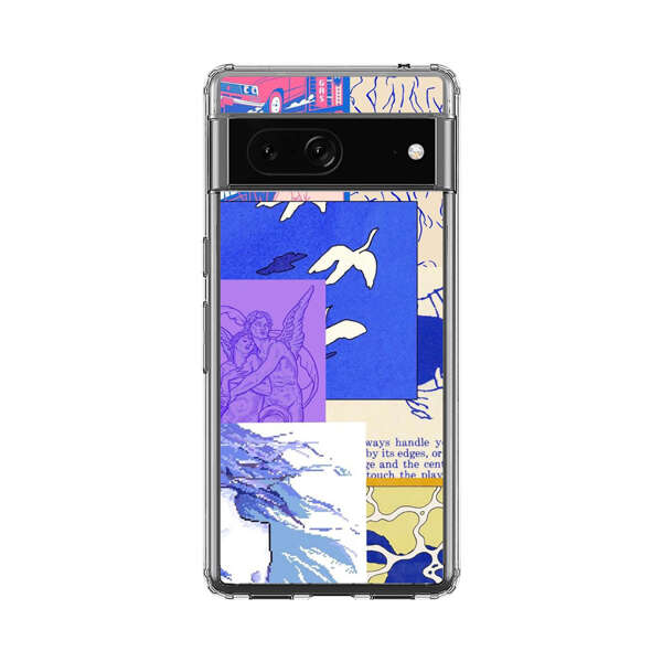 Vibrant Retro Pop Art Collage Google Pixel 7 Case