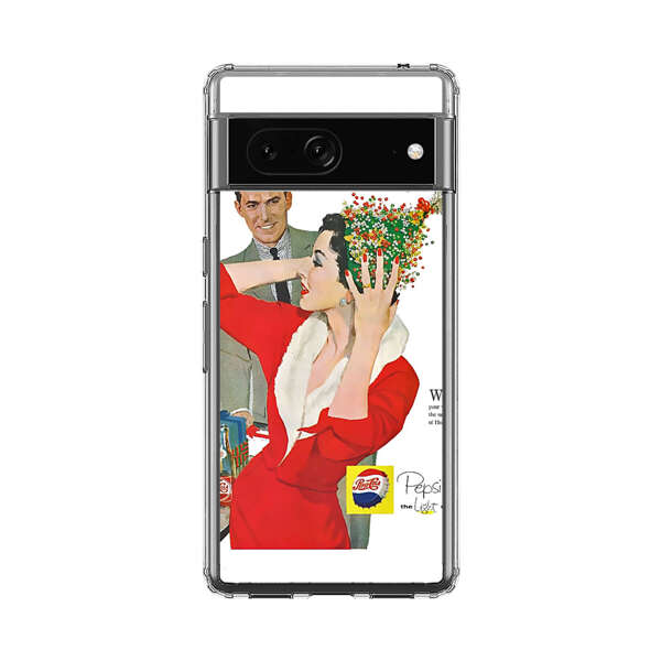 Vintage Pepsi-Cola Holiday Advertisement Google Pixel 7 Case