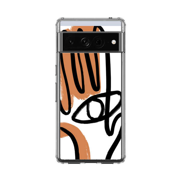 Abstract Minimalist Hand with Eye Google Pixel 7 Pro Case