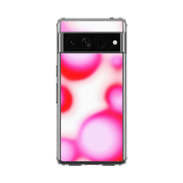 Abstract Pink and Red Blurry Circles Google Pixel 7 Pro Case
