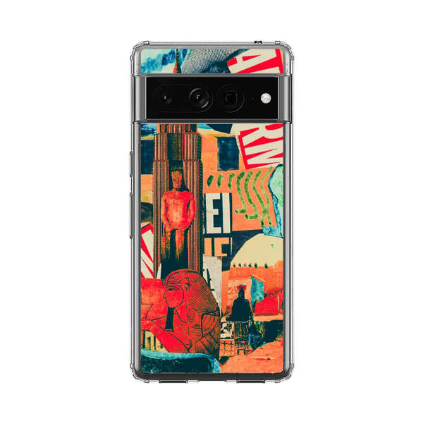 Artistic Urban Collage Google Pixel 7 Pro Case