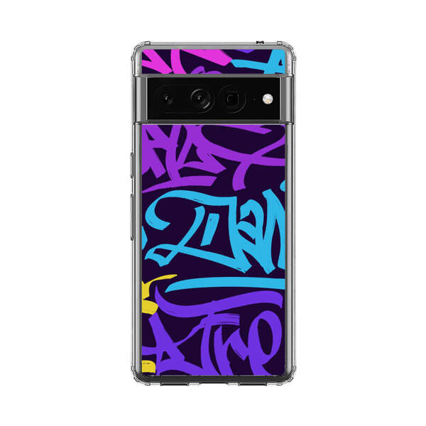 Colorful Graffiti Pattern Google Pixel 7 Pro Case