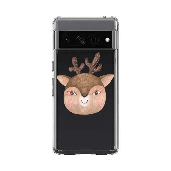 Cute Cartoon Deer Face Google Pixel 7 Pro Case