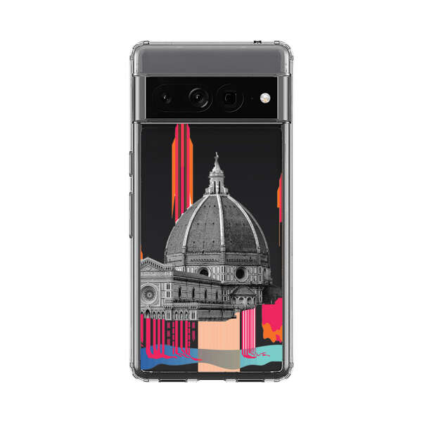 Florence Cathedral Dome Artistic Illustration Google Pixel 7 Pro Case