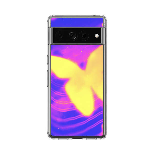 Glowing Purple and Yellow Butterflies Google Pixel 7 Pro Case