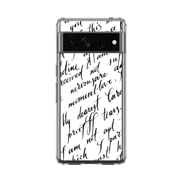 Handwritten Calligraphy Google Pixel 7 Pro Case