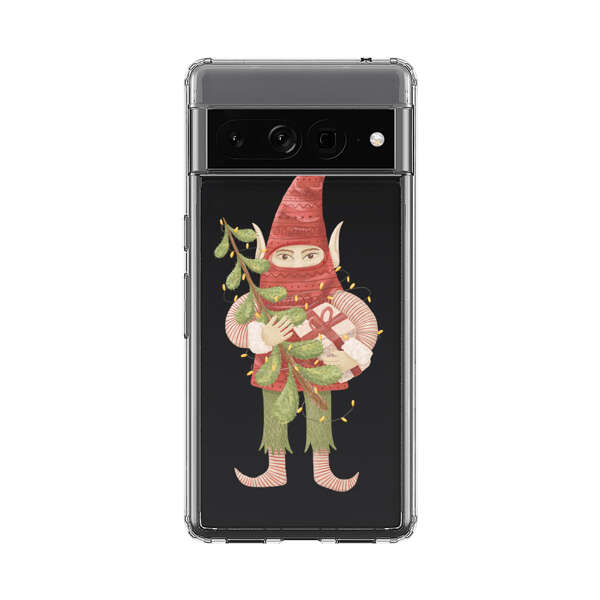 Holiday Gnome with Mistletoe and Gift Google Pixel 7 Pro Case