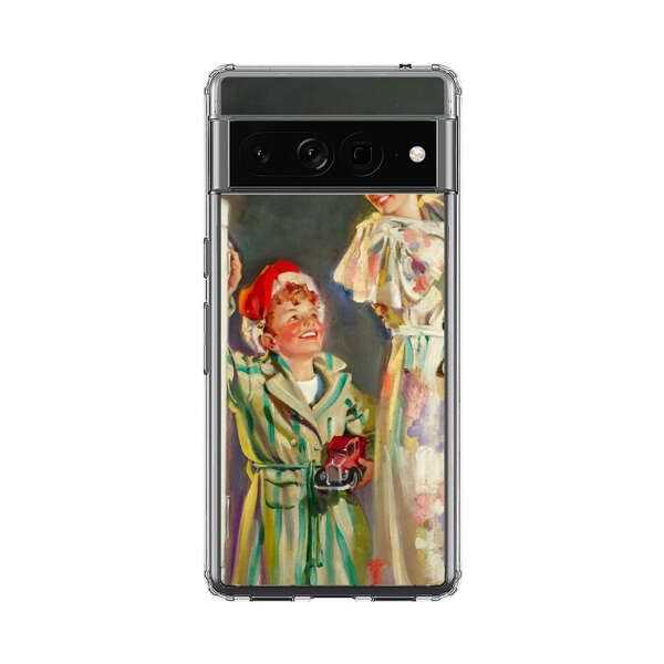 Joyful Family Christmas Celebration Google Pixel 7 Pro Case