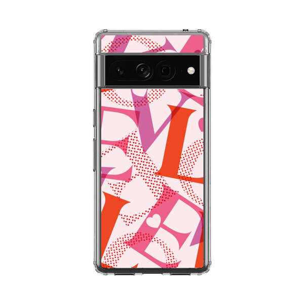 Love Colorful Letters Pattern Google Pixel 7 Pro Case