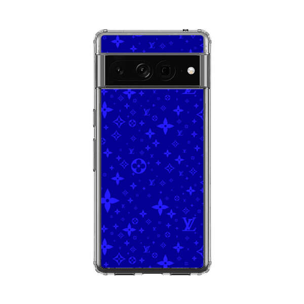 Luxury Blue Designer Pattern Google Pixel 7 Pro Case