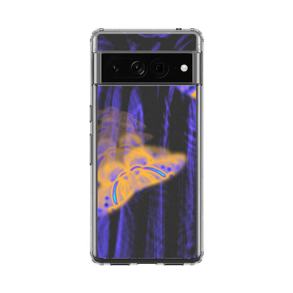 Neon Glowing Butterflies Google Pixel 7 Pro Case