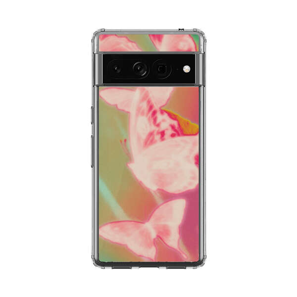 Pink Butterflies Dreamy Colorful Background Google Pixel 7 Pro Case