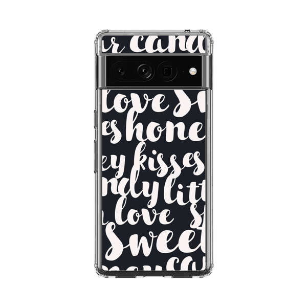 Sweet Honey Kisses Love Sugar Candy Pattern Google Pixel 7 Pro Case